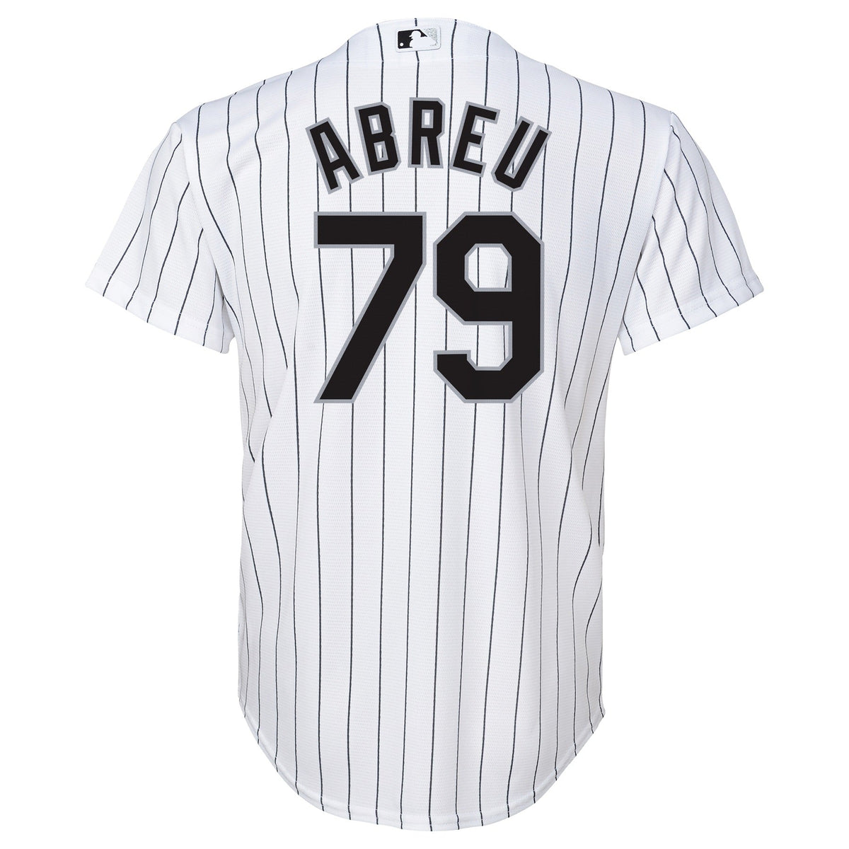 NIKE Youth Jose Abreu Chicago White Sox Home Pinstripe Replica Jersey product image 2, provided for visual reference and