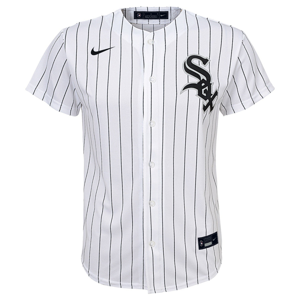 NIKE Youth Jose Abreu Chicago White Sox Home Pinstripe Replica Jersey product image 3, provided for visual reference and