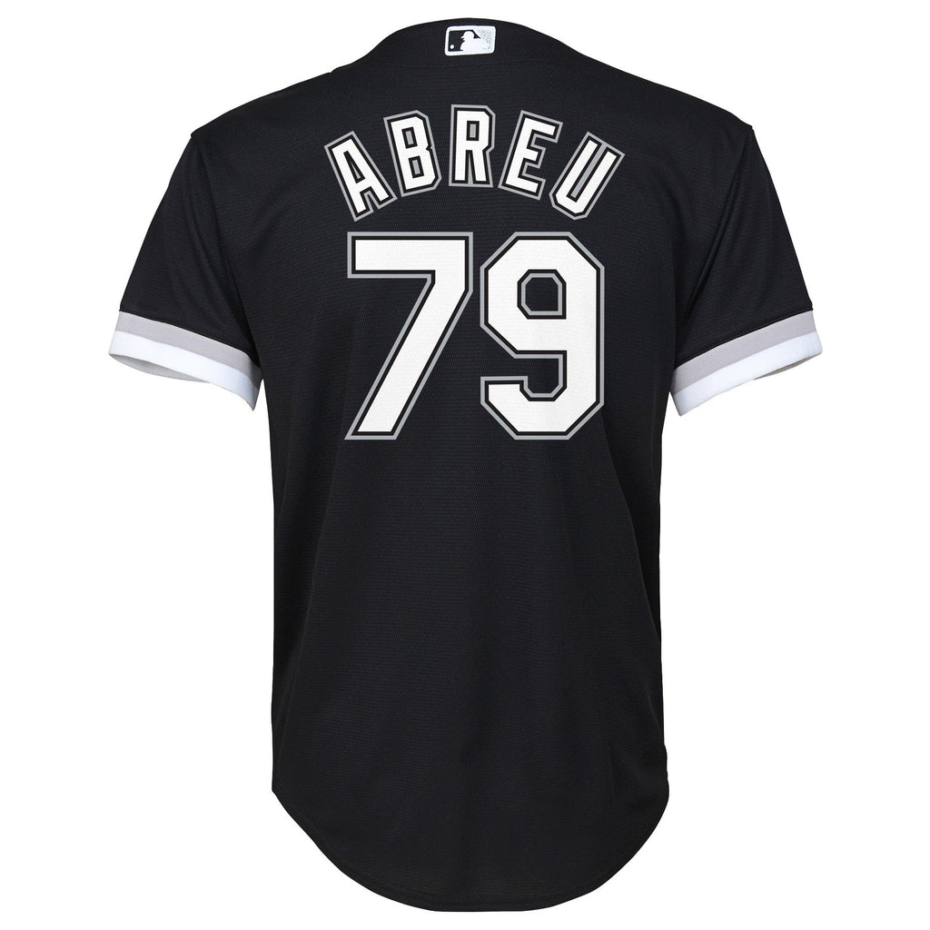 Child Jose Abreu Chicago White Sox Nike Black Alternate Replica Team Jersey product image 3, provided for visual reference