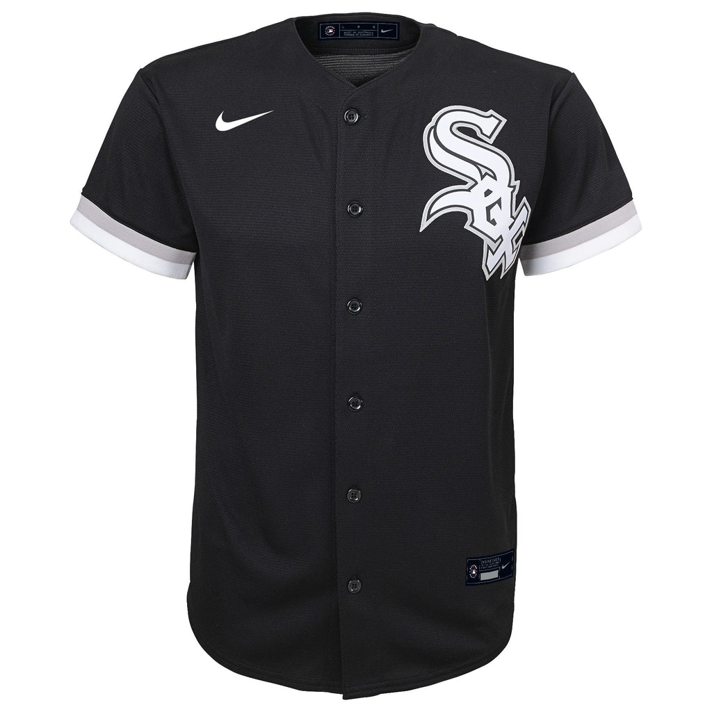 Child Jose Abreu Chicago White Sox Nike Black Alternate Replica Team Jersey product image 2, provided for visual reference