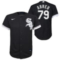 Child Jose Abreu Chicago White Sox Nike Black Alternate Replica Team Jersey product image 1, provided for visual reference