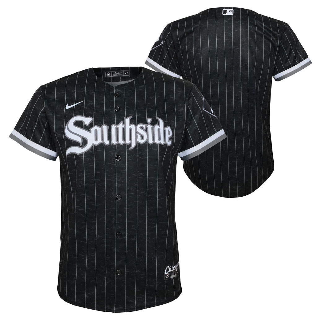 Youth Chicago White Sox Nike Black City Connect Replica Jersey product image 1, provided for visual reference and product