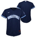 Youth Chicago Cubs Nike Navy City Connect Replica Jersey product image 1, provided for visual reference and product detail