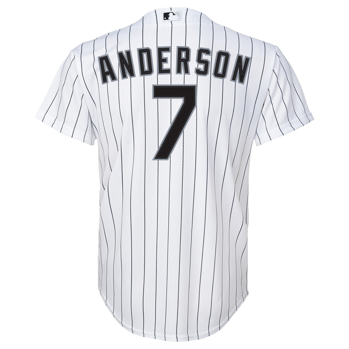 Tim Anderson Chicago White Sox Nike White Home Child Replica Team Jersey product image 3, provided for visual reference and
