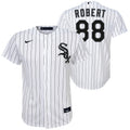 Infant Luis Robert Chicago White Sox Nike Home White Replica Team Jersey product image 1, provided for visual reference and