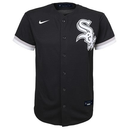 Youth Chicago White Sox Nike Black Alternate Replica Team Jersey product image 2, provided for visual reference and product