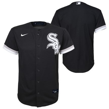 Child Chicago White Sox Nike Black Alternate Replica Team Jersey product image 1, provided for visual reference and product