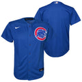 Youth Chicago Cubs Nike BLUE Alternate Replica Team Jersey product image 1, provided for visual reference and product detail