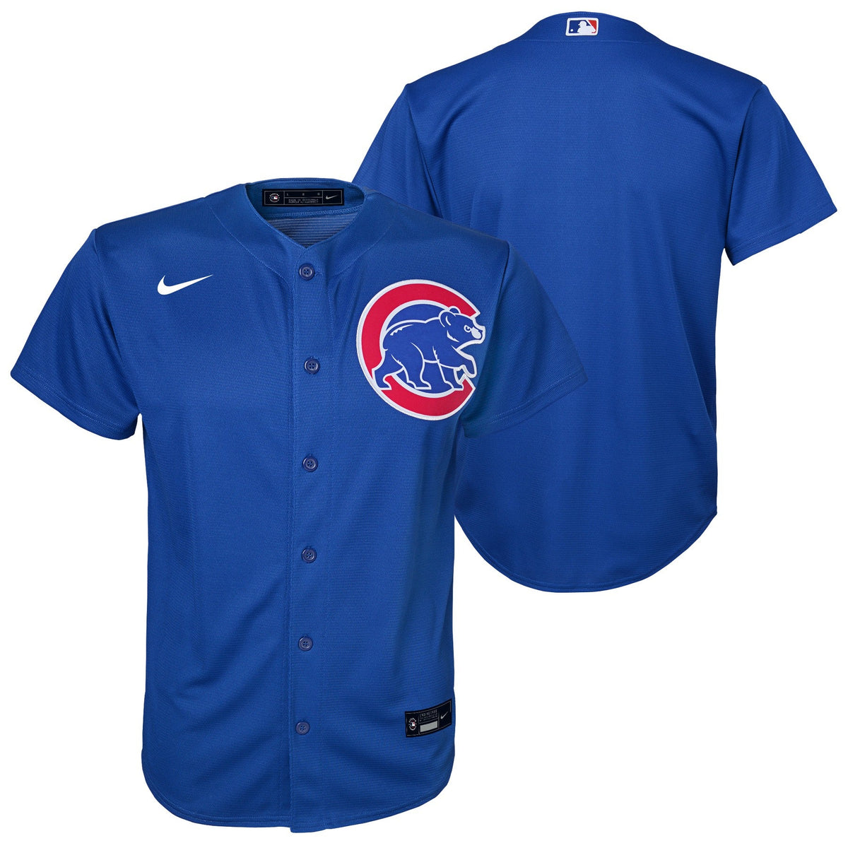 Youth Chicago Cubs Nike BLUE Alternate Replica Team Jersey product image 1, provided for visual reference and product detail