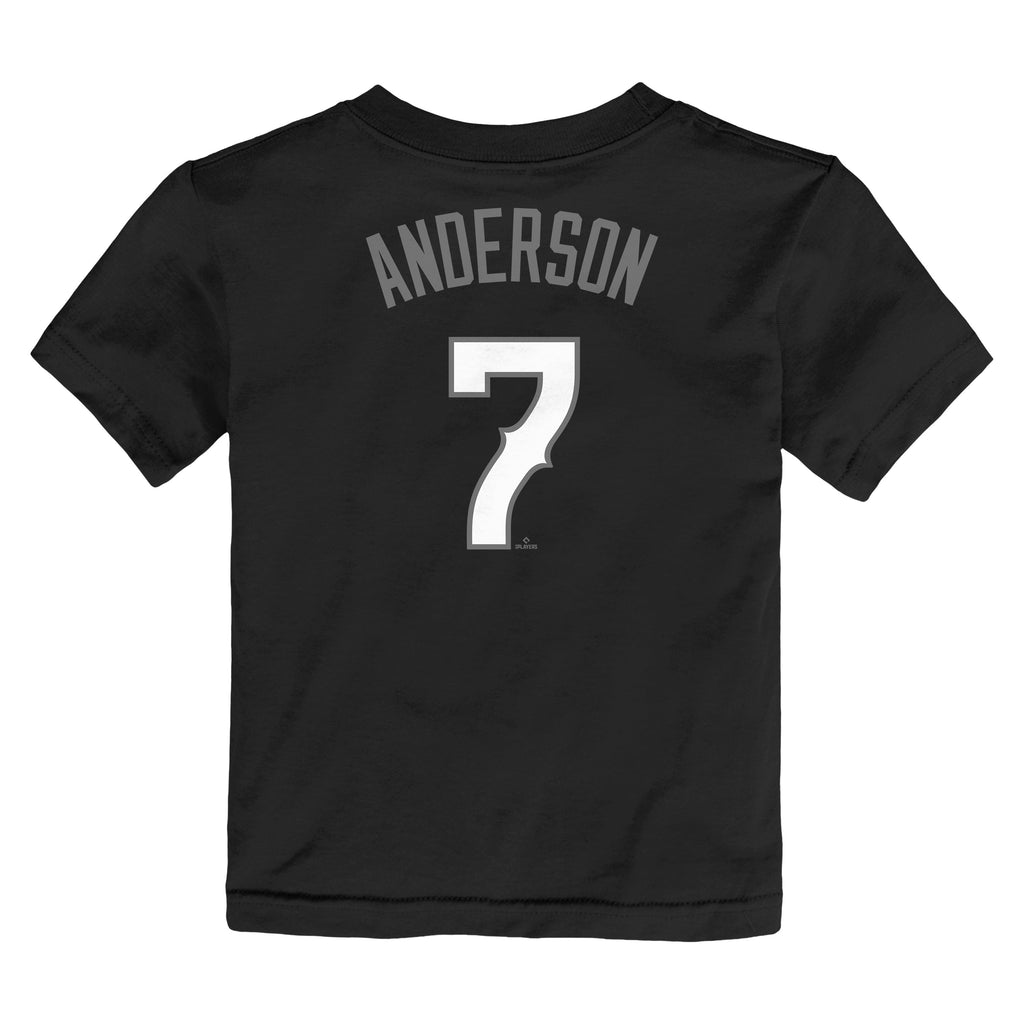 Chicago White Sox Tim Anderson Child Nike Black City Connect T-Shirt product image 3, provided for visual reference and