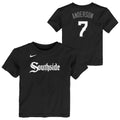 Toddler Chicago White Sox Tim Anderson Nike Black City Connect T-Shirt product image 1, provided for visual reference and