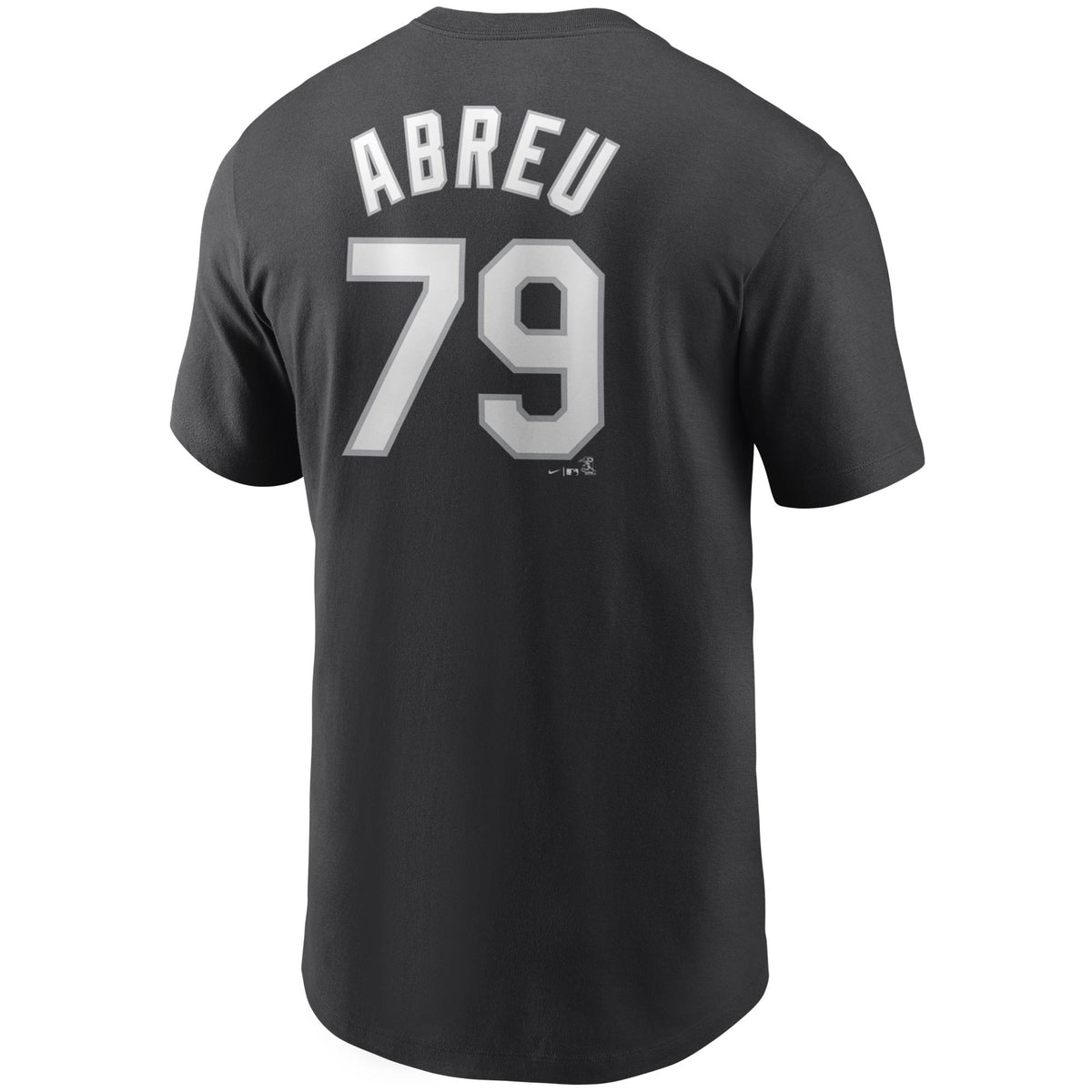 Chicago White Sox Jose Abreu Nike Black Name & Number T-Shirt for Men product image 3, provided for visual reference and