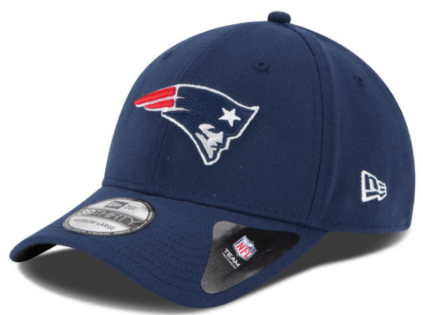 New England Patriots New Era Navy 39THIRTY Team Classic Flex Hat product image 1, provided for visual reference and product