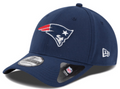 New England Patriots New Era Navy 39THIRTY Team Classic Flex Hat product image 1, provided for visual reference and product