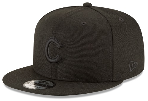 Chicago Cubs Mlb Basic Tonal Black 9Fifty Snapback product image 1, provided for visual reference and product detail review