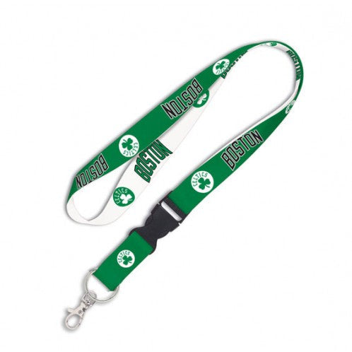 Boston Celtics Double Sided Lanyard With Detachable Buckle By Wincraft product image 1, provided for visual reference and