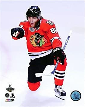 NHL Patrick Kane Chicago Blackhawks 2015 Stanley Cup Goal Photo product image 1, provided for visual reference and product