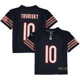 Toddler Chicago Bears Mitchell Trubisky Nike Navy Game Jersey product image 1, provided for visual reference and product