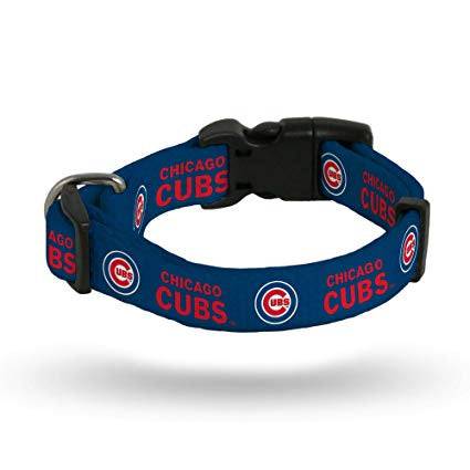 Chicago Cubs MLB Adjustable Pet Collar product image 1, provided for visual reference and product detail review