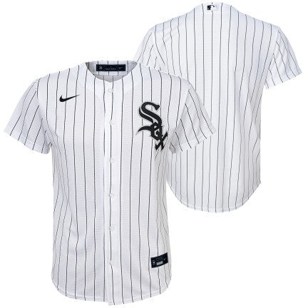 Youth Chicago White Sox Personalized Nike White Home Replica Team Jersey product image 3, provided for visual reference and