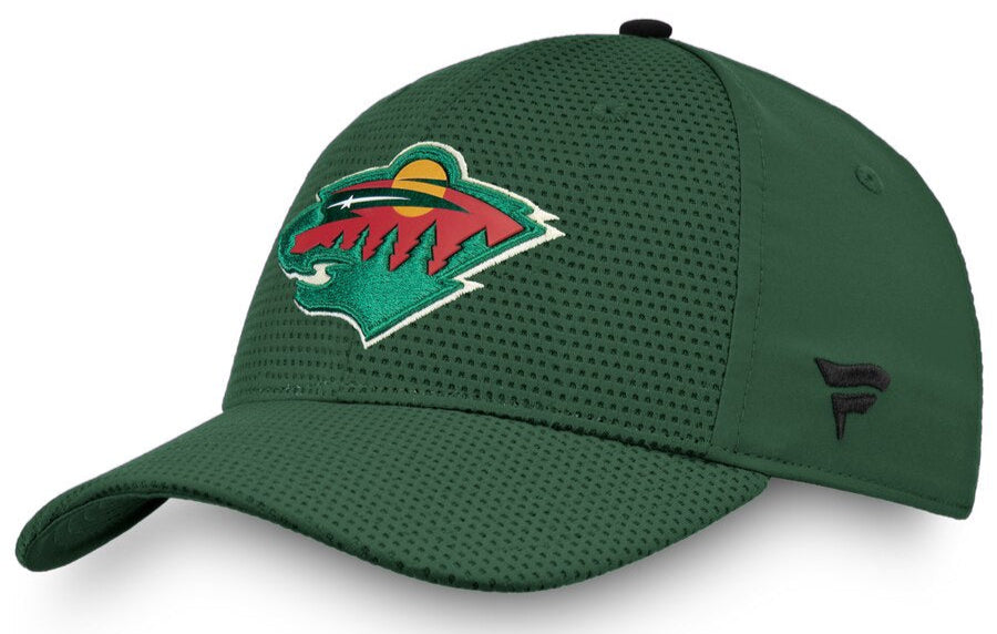 Minnesota Wild Fanatics Branded Green Authentic Pro Rinkside Flex Hat for Men product image 1, provided for visual reference