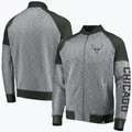 Mens Chicago Bulls Hyper Stride Track Jacket By Majestic product image 1, provided for visual reference and product detail