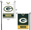 NFL Green Bay Packers 12.5" x 18" Double-Sided Jersey Foil Garden Flag product image 1, provided for visual reference and