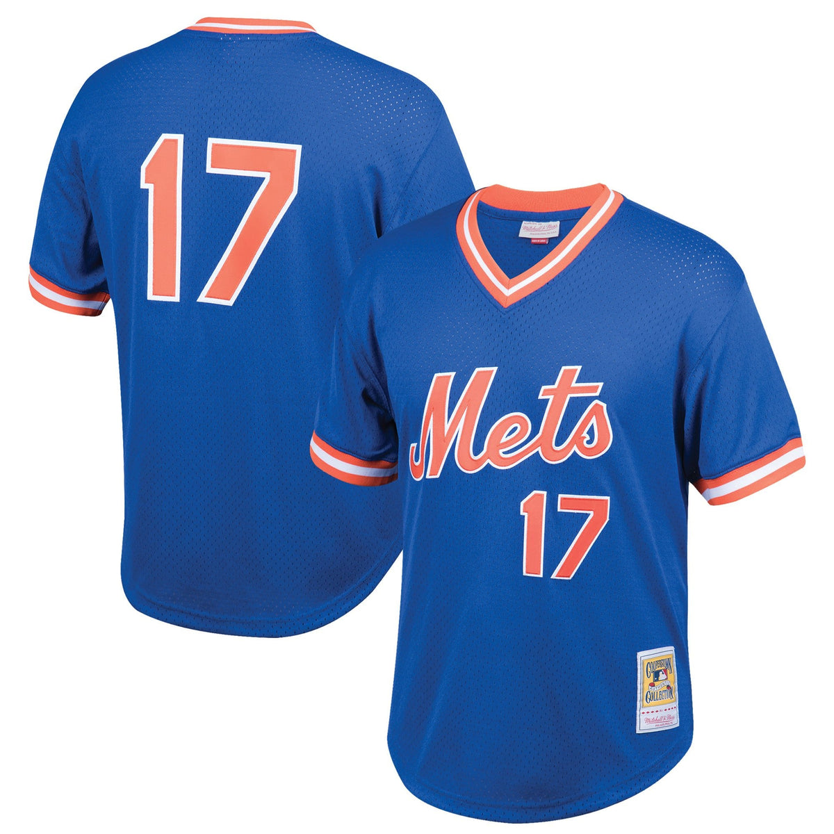Mitchell & Ness Keith Hernandez New York Mets Royal Cooperstown Mesh Batting Practice Jersey for Men product image 1,