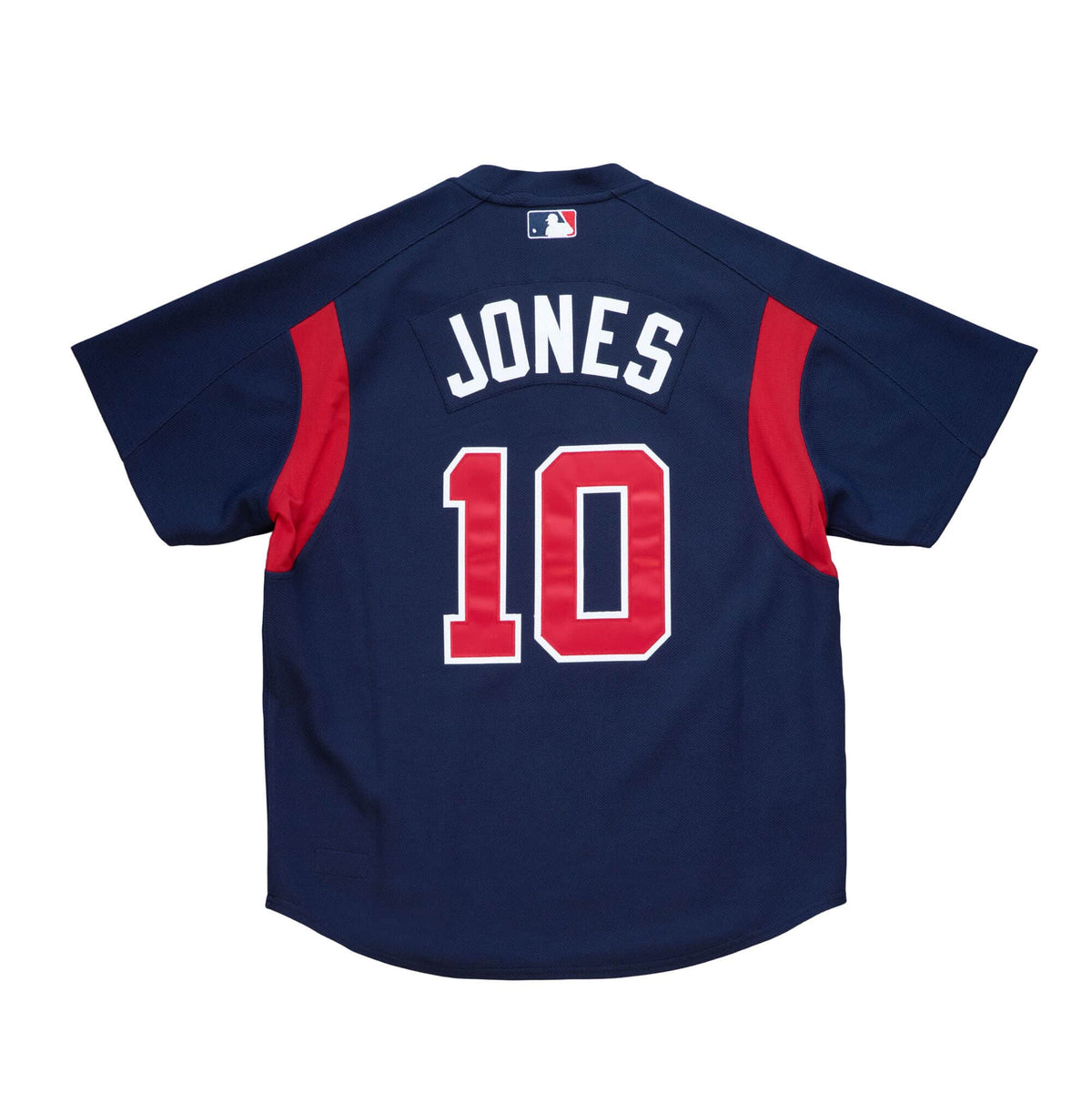 Atlanta Braves Chipper Jones 2003 Mitchell & Ness Navy Cooperstown Batting Practice Jersey for Men product image 1, provided