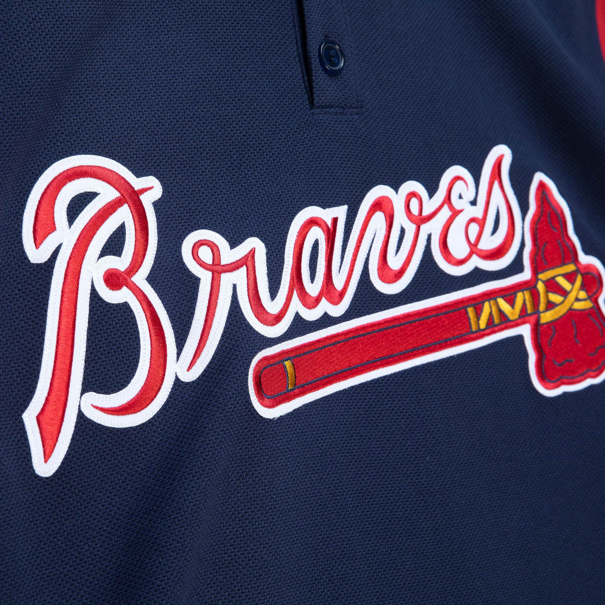 Atlanta Braves Greg Maddux 2003 Mitchell & Ness Navy Cooperstown Batting Practice Jersey for Men product image 3, provided