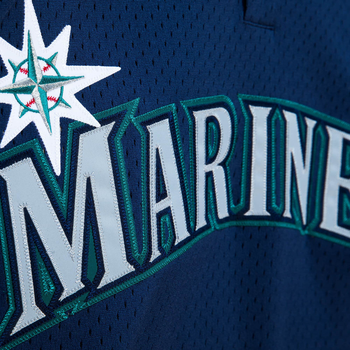 Seattle Mariners Ichiro Suzuki 2002 Mitchell & Ness Navy Cooperstown Collection Mesh Batting Practice Jersey for Men product