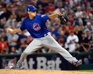 Kyle Hendricks Chicago Cubs 2016 World Series Game 7 Action Photo (Size: 8X10) product image 1, provided for visual