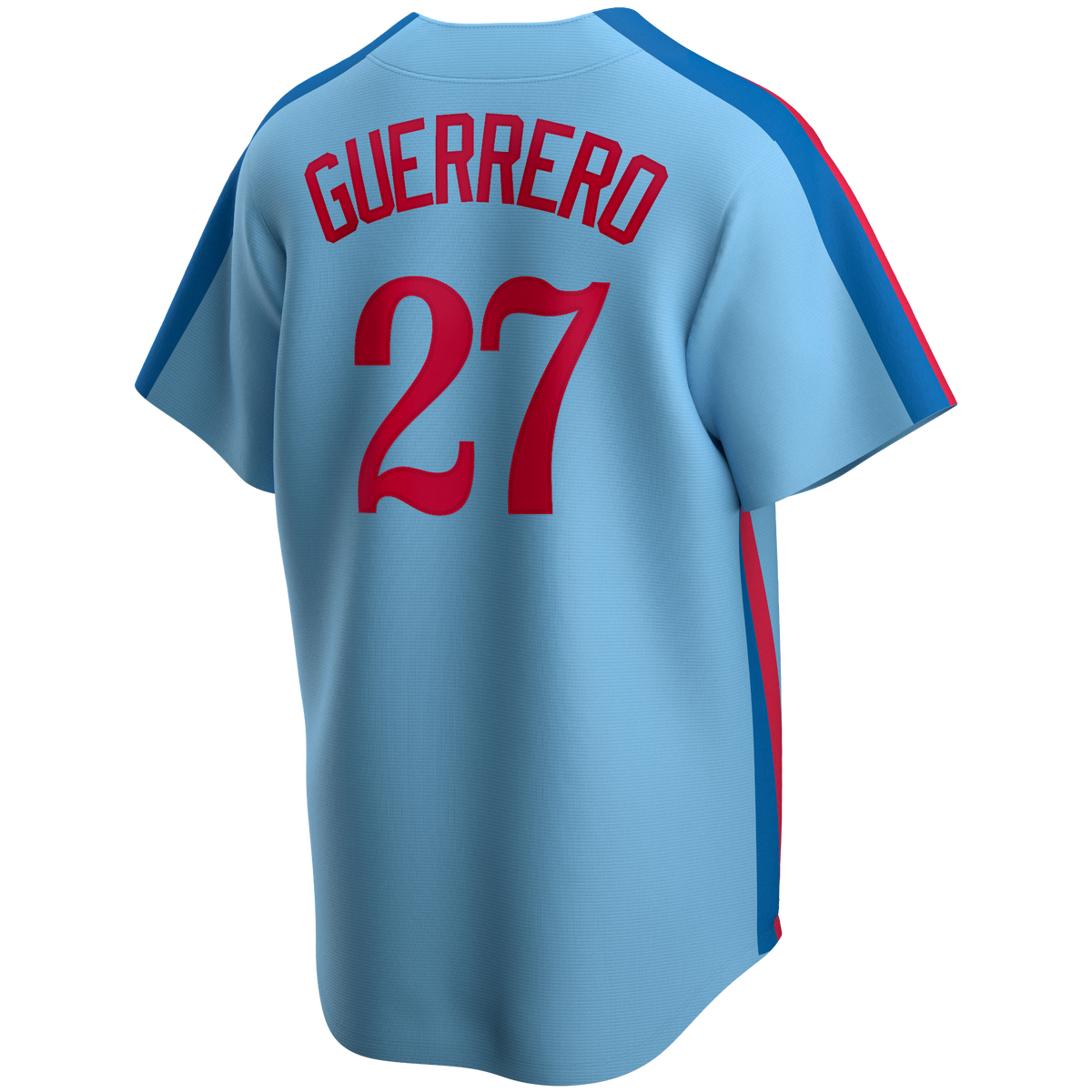 Montreal Expos Vladimir Guerrero Nike Light Blue Road Cooperstown Collection Team Jersey for Men product image 3, provided