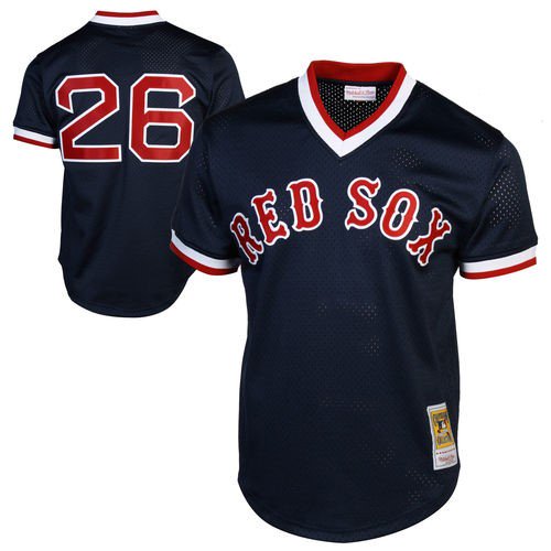 Wade Boggs Boston Red Sox Authentic Batting Practice Jersey By Mitchell And Ness for Men product image 1, provided for