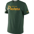 Nike Green Bay Packers Tri-Script Tri-Blend T-Shirt - Green product image 1, provided for visual reference and product