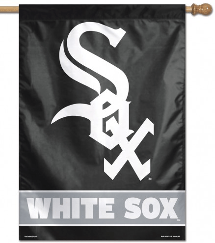 Chicago White Sox 28X40 Vertical Flag By Wincraft product image 1, provided for visual reference and product detail review