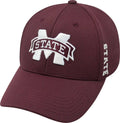 Top of the World Men Mississippi State Bulldogs Maroon Booster Plus 1Fit Flex Hat product image 1, provided for visual