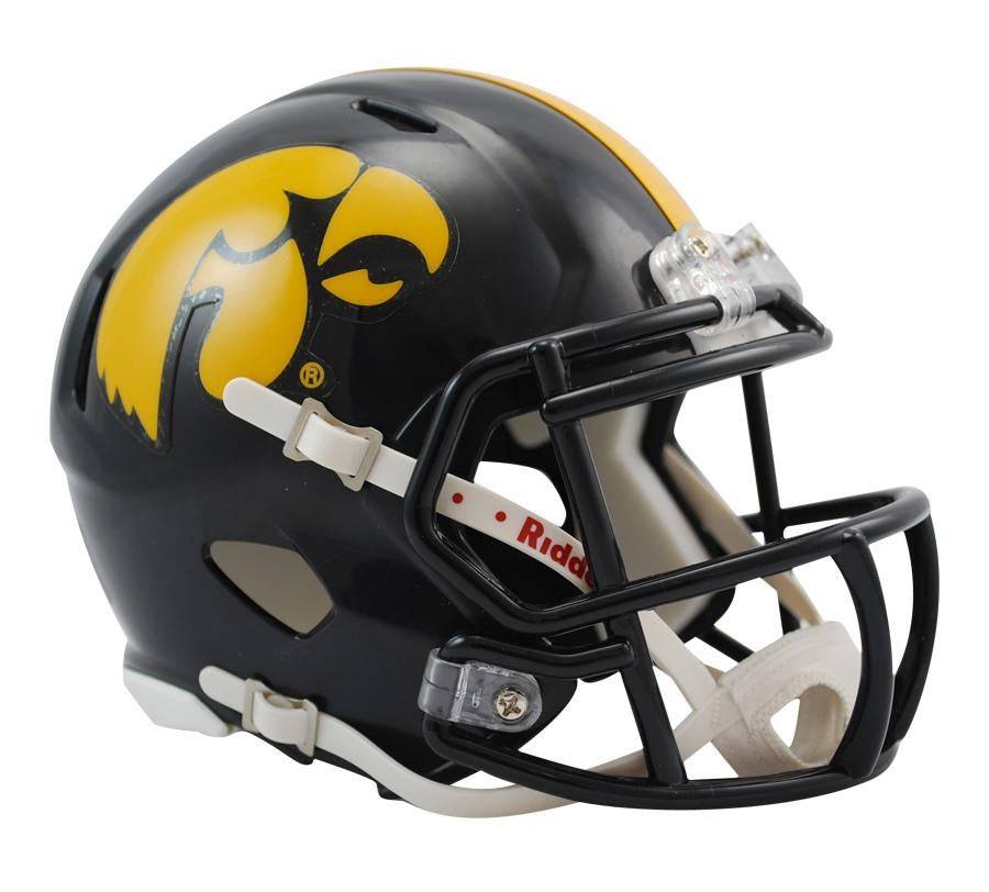 Iowa Hawkeyes Mini Speed Helmet product image 1, provided for visual reference and product detail review