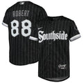 Youth Chicago White Sox Luis Robert Nike Black/Anthracite City Connect Replica Player Jersey product image 1, provided for