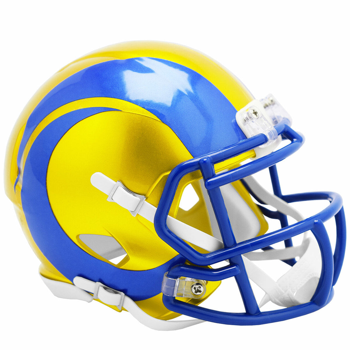 Los Angeles Rams NFL Flash Alternative Riddell Speed Mini Helmet product image 1, provided for visual reference and product