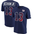 New York Giants Royal Nike Odell Beckham Jr. Prism Player T-Shirt for Men product image 1, provided for visual reference and