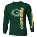 Outerstuff Green Bay Packers Youth NFL Mirage Navy Long Sleeve T-Shirt product image 1, provided for visual reference and