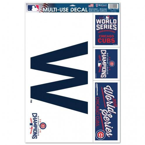 Officially Licensed MLB Chicago Cubs 2016 World Series Champions Multi-Use Decal Sheet product image 1, provided for visual