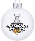 2015 Chicago Blackhawks Stanley Cup Champions Christmas Ornament product image 1, provided for visual reference and product
