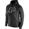 Purdue Boilermakers Nike Club Fleece Pullover Hoodie – Black product image 1, provided for visual reference and product
