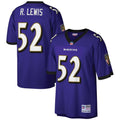 Baltimore Ravens Ray Lewis Mitchell & Ness Purple Legacy Replica Jersey for Men product image 1, provided for visual