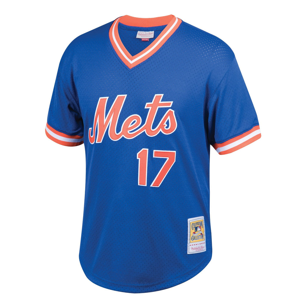 Mitchell & Ness Keith Hernandez New York Mets Royal Cooperstown Mesh Batting Practice Jersey for Men product image 2,