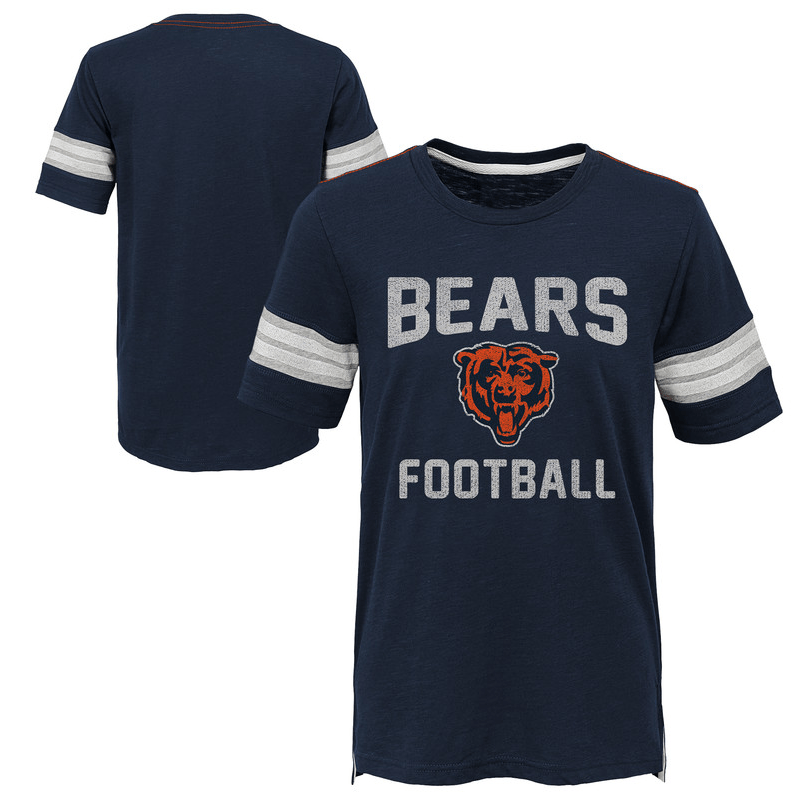 Child Chicago Bears Prestige Short Sleeve Crew Neck T-Shirt product image 1, provided for visual reference and product