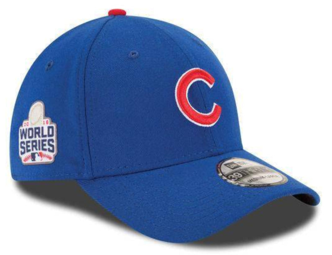 Chicago Cubs New Era Royal 2016 World Series Team Classic 39THIRTY Flex Hat for Men product image 1, provided for visual