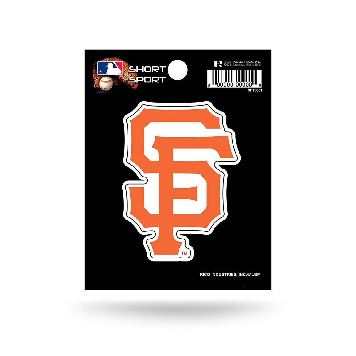 San Francisco Giants Rico MLB Short Sport Decal product image 1, provided for visual reference and product detail review